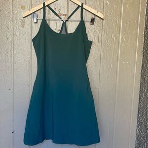 Outdoor Voices the exercise dress in evergreen